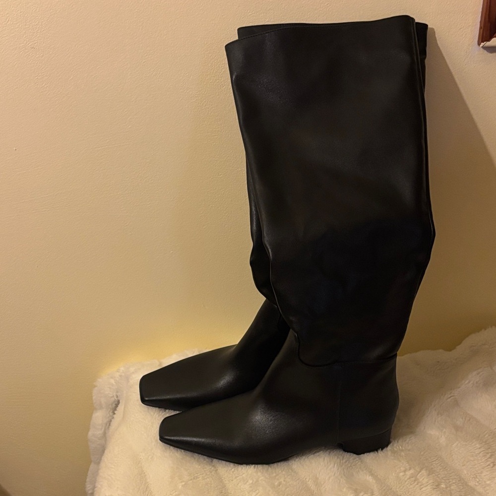 Sleek Black Over the Knee Women's Boots